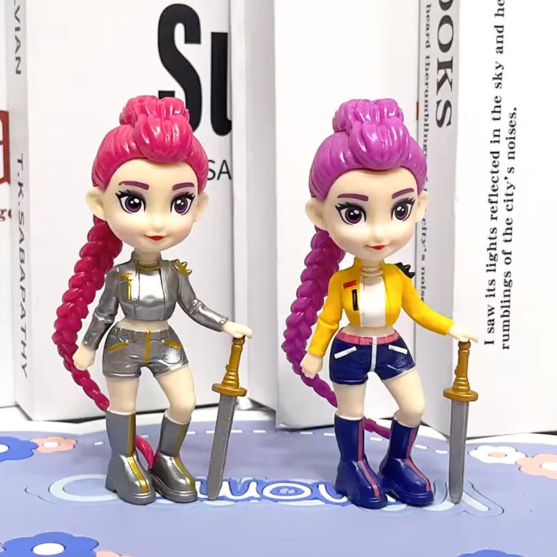 Kpop Devil Hunter Rumi Zoe Mira anime polyvinyl chloride character collection desktop trinkets Childrens New Year gift