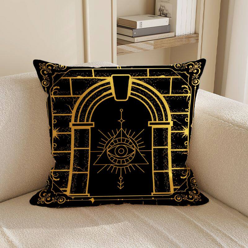 New Black Cosmic Star Pattern Pillow Case For Living Room Bedroom Sofa Home Decor Cushion Cover
