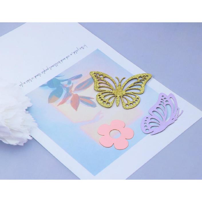 ONLYKXY 13g Butterfly Flower Table Confetti Decor Glitter Butterfly Decoration for Birthday Wedding Theme Thanks Giving Party Valentine's Mother's