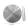 Heat Diffuser Stainless Steel Induction Adapter Plate with Removable Handle