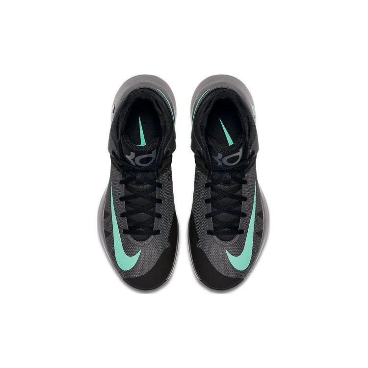 Nike KD Trey 5 IV EP Comfortable Versatile Shock Absorption Non-Slip High-Top Retro Basketball Shoes Men sneaker Black Green 844573-030