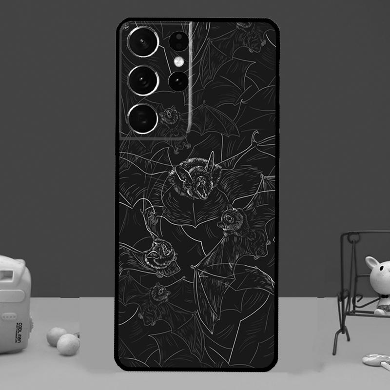 Goth Vampire Bat Gothic Case For Samsung Galaxy S22 S21 Note 20 Ultra Note 10 S8 S9 S10 Plus S20 FE Phone Cover