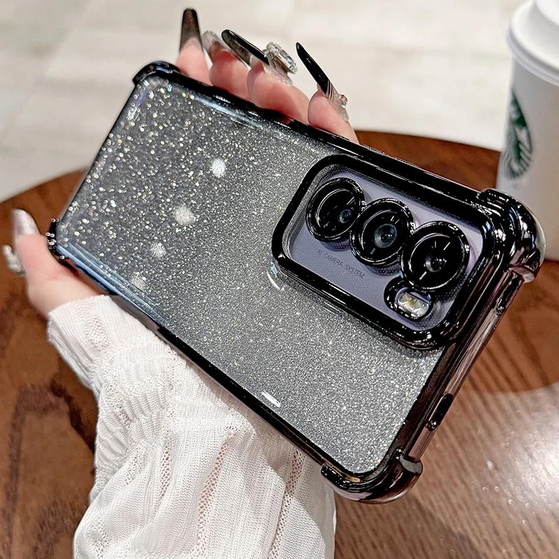 

Градиентный блестящий чехол с гальваническим покрытием для телефона Samsung Galaxy S25 S24 S23 S22 Ultra Plus S21 FE S25 A55 A54 Мягкая противоударная задняя крышка for Samsung A15 чёрный