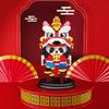 Non-Toxic Happy New Year Kids Toys Panda Building Blocks Micro Blocks Dragon Lion Dance Chinese Style Decorations Gifts Sets