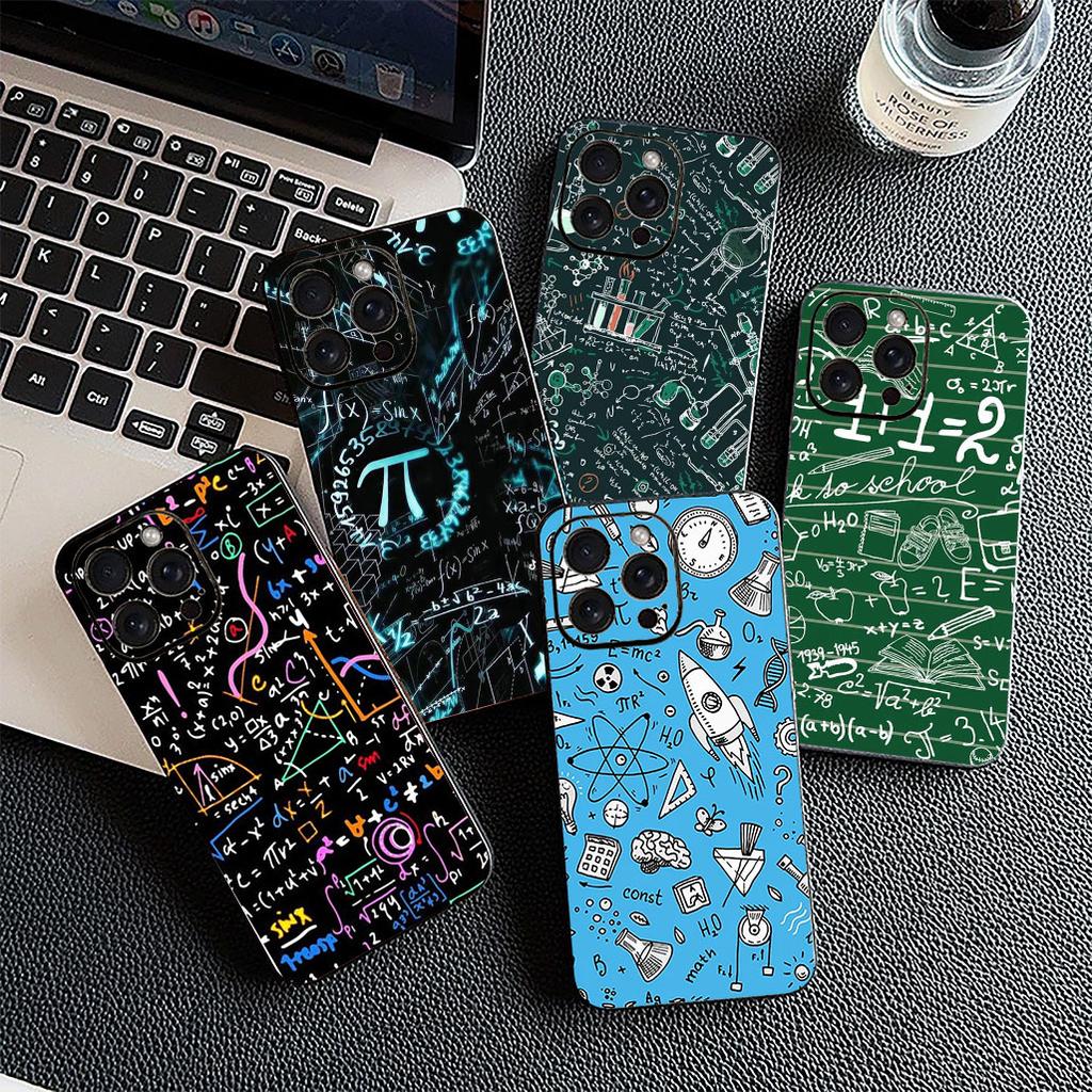 Chemical Maths Equation Formula Phone Case for Samsung Galaxy S24 S25 S23 FE Ultra Plus S7 Edge S25+ S23+ A56 5G Cover