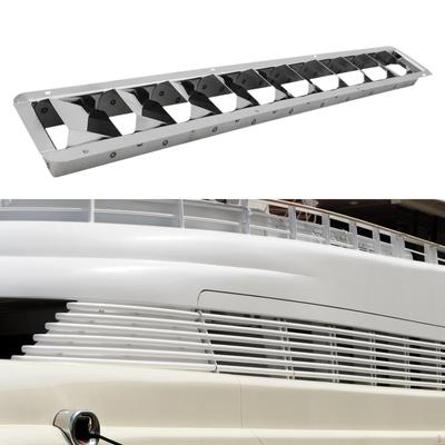 Boat Vent Grille Marine Yacht Cover Polished Finish Repair Parts 10 Slots 304 Stainless Steel