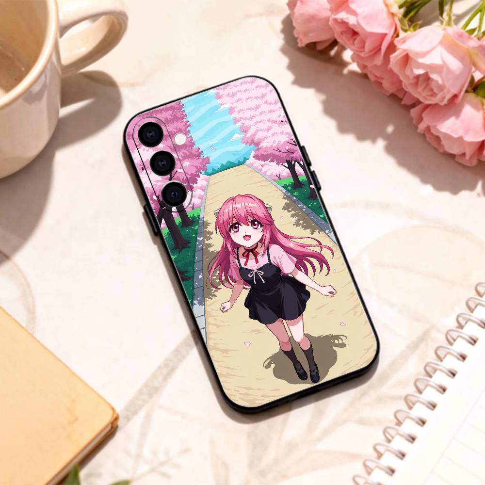M-Mirai N-Nikki Gasai Yuno phone Case For Samsung Galaxy A73,A72,A71,A70,A53,A52,A51,Others Soft Black Shell