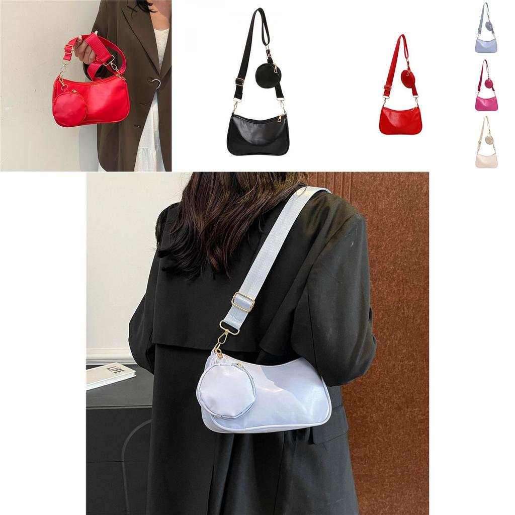 Trendy Korean Style Womens Crossbody Bag Chic Fashionable Pu Material For Everyday Use