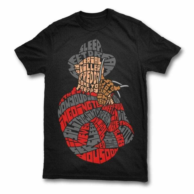 

Freddy Kruger Calligram Unisex T-Shirt