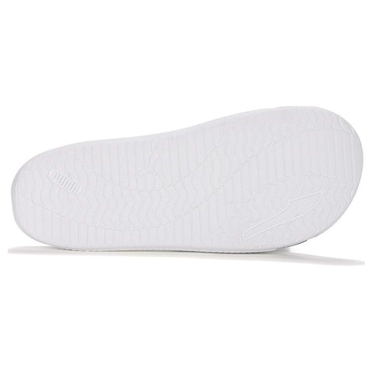Puma Softride Non-Slip Durable Slippers Unisex Slippers Black White 395432-01