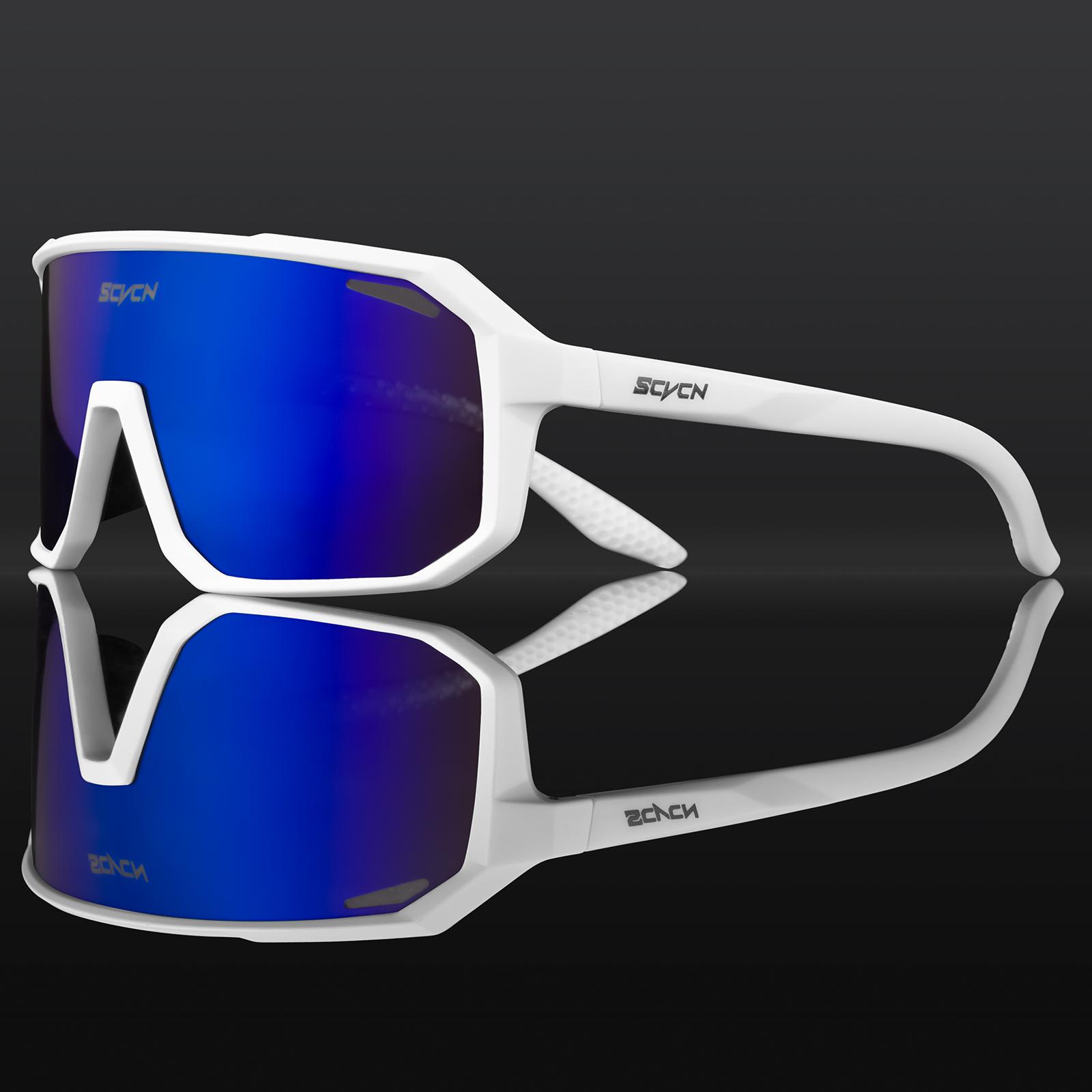 

SCVCN Photochromic Cycling Sunglasses Outdoor Bicycle Glasses UV400 Sports Goggles Men MTB Cycling Glasses Road Bike Eyewear 1lens-no box