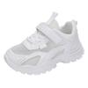 Scarpe casual bianche/rosa in tessuto traspirante, comode e morbide, per bambini, alla moda estiva per studenti, sportive, casual, bianche