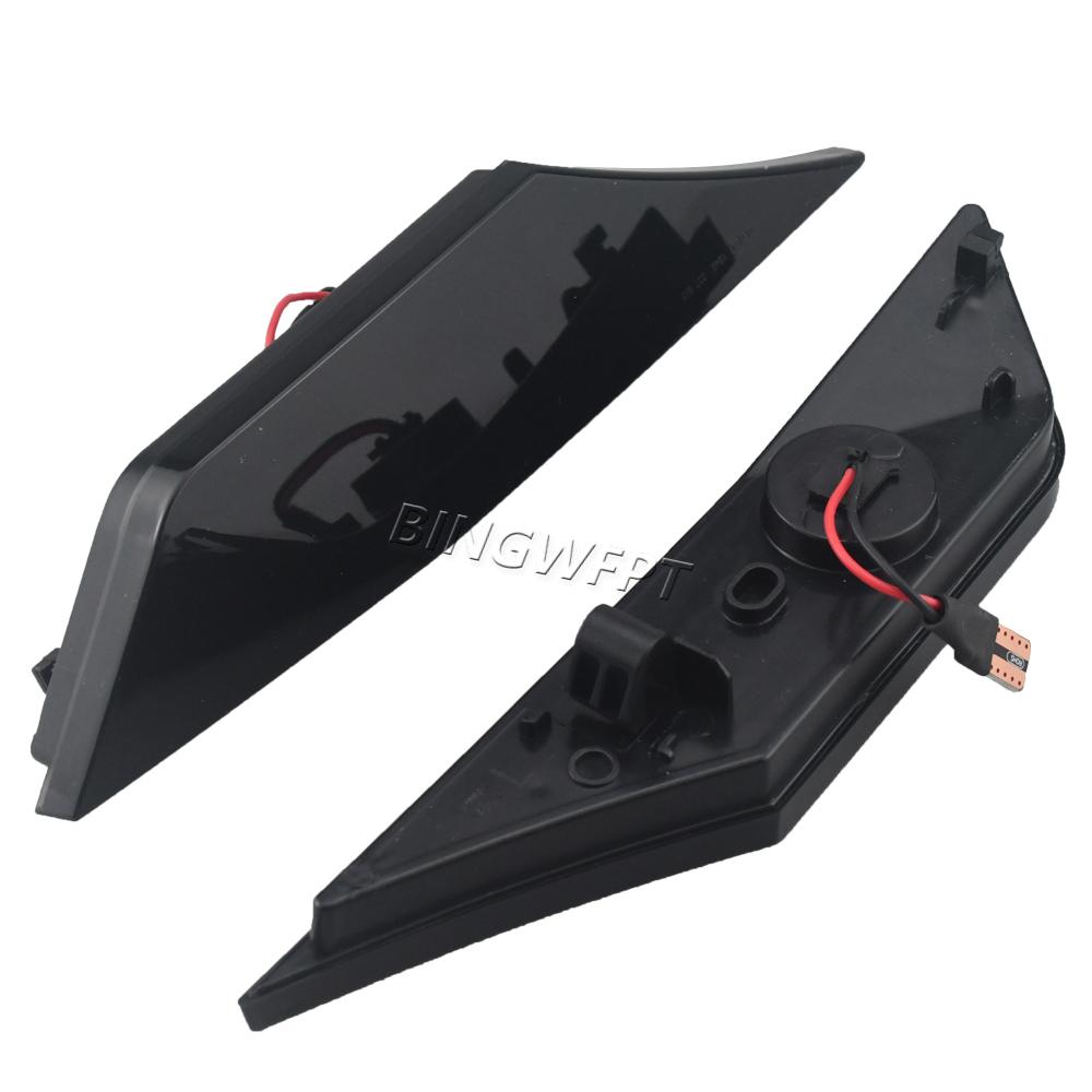 2Pcs Smoked Lens LED Side Marker Car Lights For Honda Civic 2016 2017 2018  34300-TET-H01 Auto Reflector Turn Signal Lights