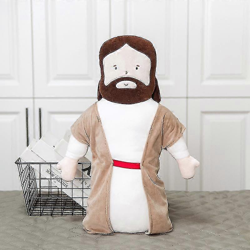 50cm Stuffed Jesus Christ Plush Toy Soft Doll Kids Room Decor Photography Props Hug Pillow