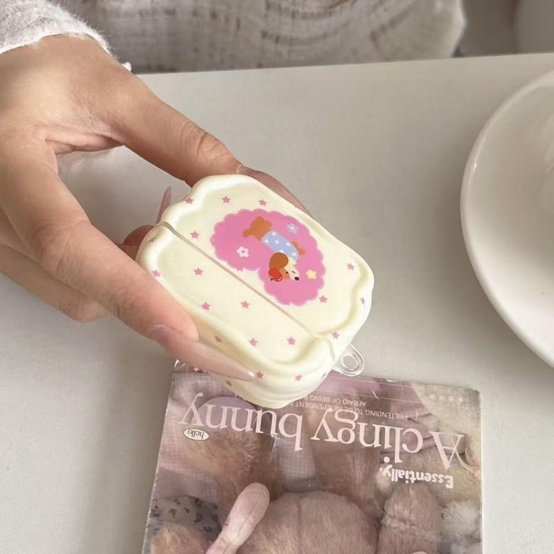 Ins Cute Sausage Dog Airpodspro3 Earphone Cover Apple Bluetooth Protective Case 4/2 Soft Silicone Female
