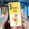 Winnie Puuh Cartoon Für Samsung Galaxy S24 S23 S22 S21 S20 FE S10 S10E Plus Ultra Pro Lite 5G Schwarz Funda Handyhülle