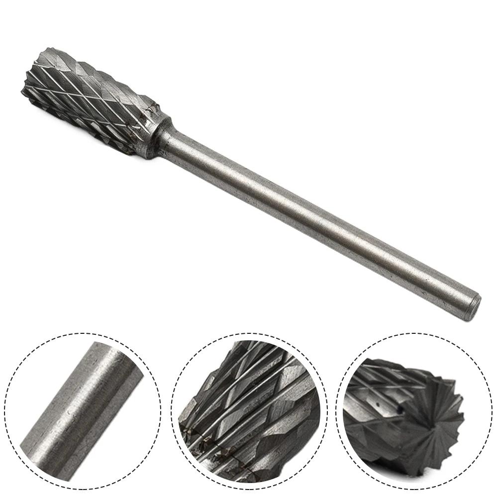 1pc 3x6mm Tungsten Carbide Burrs Rotary Drills Die Grinder Carving Bits Double Cut Tungsten Steel Grinding Head Hard Alloy Files