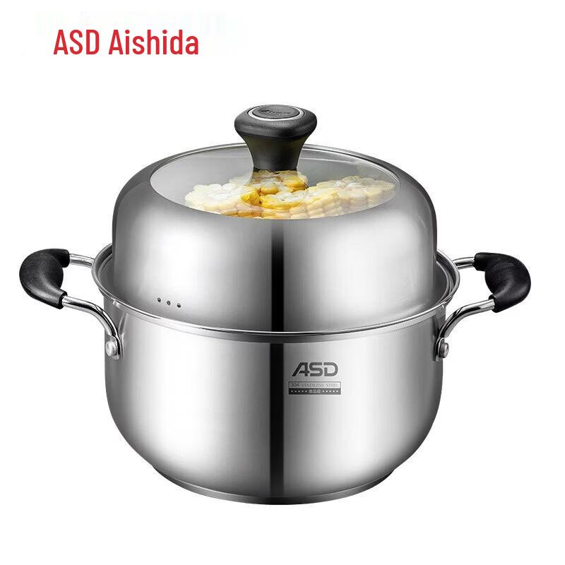 

ASD 304 Stainless Steel Steamer and Soup Pot