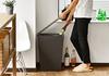 Kcud Simple Wide [Gray] Trash Can with Lid