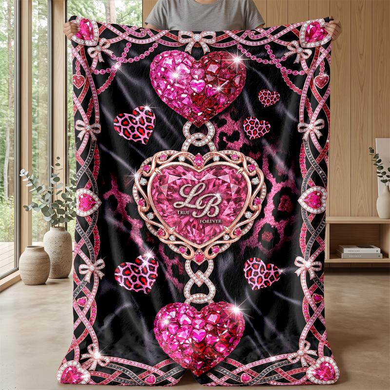 Leopard in Tropical Jungle 1 Theme blanket Lightweight Warm Flannel Blanket Decorative Throw Blanket for Home Decoration