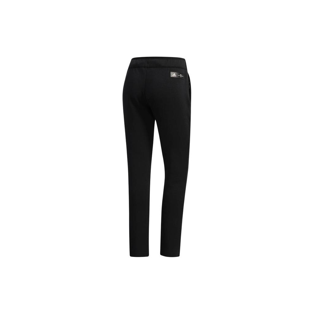 adidas Cny Pnt Dk Solid Color Straight Leg Sports Pants Women Pants Black DW4644