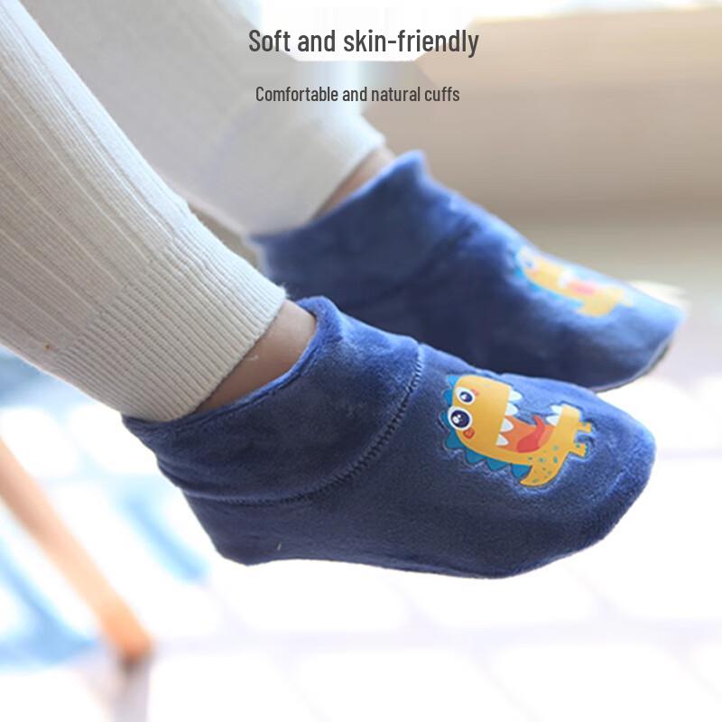 Baby Plush Anti-Slip Floor Socks M