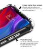 EUCAGR For ZTE Nubia Red Magic 11 Air Air Cushion Shockproof Airbag Clear Silicone TPU Back Cover Case for Nubia Redmagic 11Air