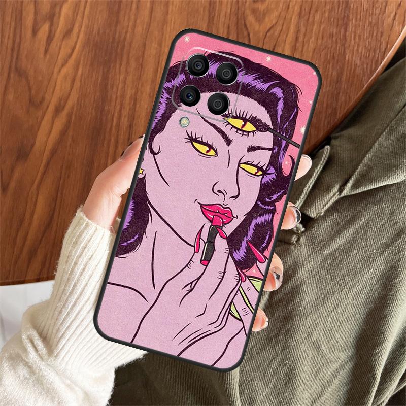 Hippie Grunge Art Case For Samsung Galaxy M06 M16 M36 M56 M33 M15 M55 M31 M13 M12 M14 M53 M32 M52 M35 M34 M54
