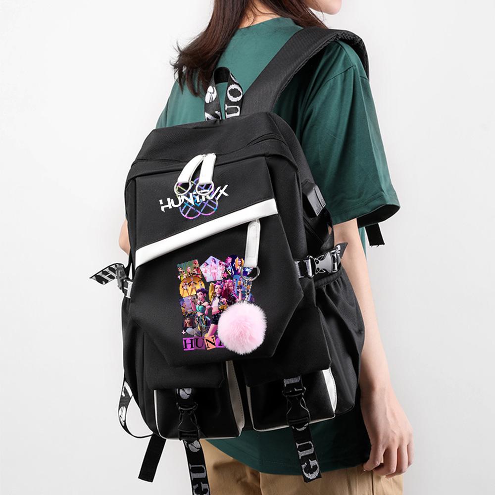 Anime Printed Large Capacity Backpack for Teenger Student Girl Boy Schoolbag Bookbag Women Waterproof Travel Bag Gift