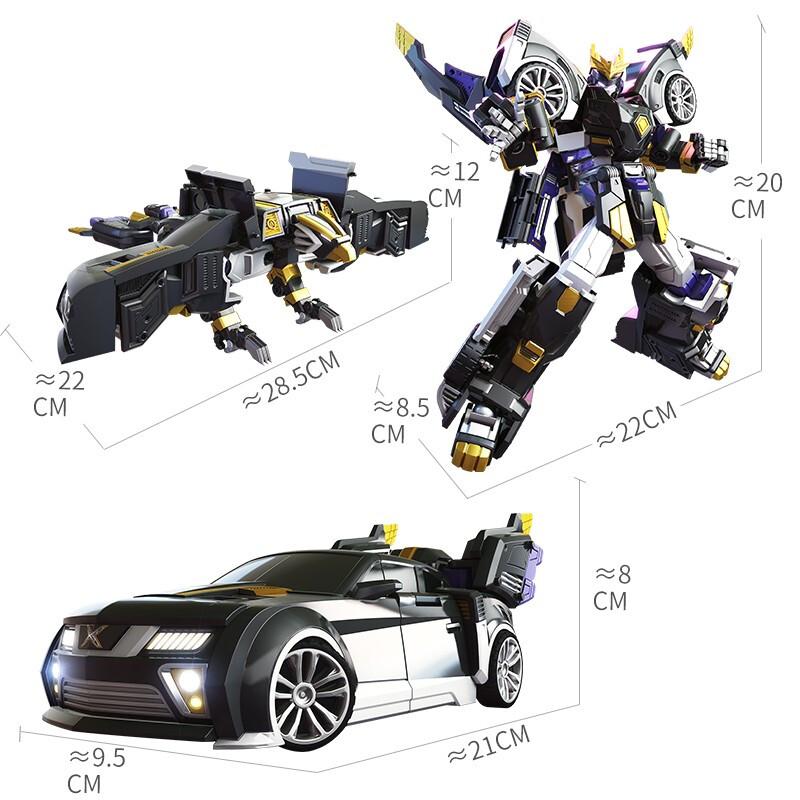 Drei Modi Mini Force Transformation Mecha Roboter Spielzeug Actionfiguren MiniForce X Simulationsfahrzeug Flugzeug Verformungsspielzeug