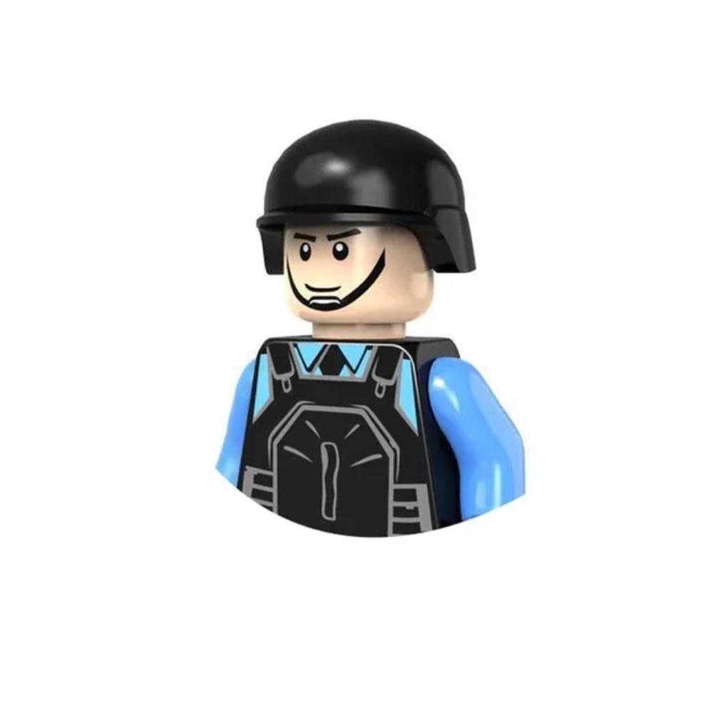 Modelové kostky Zombie Hazmat Guy MOC Sada kostek Dárky Hračky Pro Děti PG8081