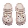 Crocs Bubble Jellyfish Pink Bead Bubble EVA Sweet and Cute Personality Hole Shoes Unisex Pink