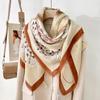 Retro elegant temperament thin air-conditioned room shawl women's trend printing outer scarf