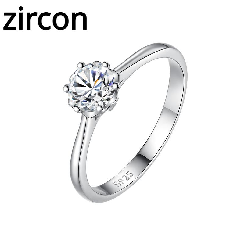 

Кольцо из муассанита цвета D, инкрустированное кольцом 0,5 карата, женские украшения из стерлингового серебра 925 пробы, обручальное кольцо с бриллиантом, обручальное кольцо, подарок для подруги 15