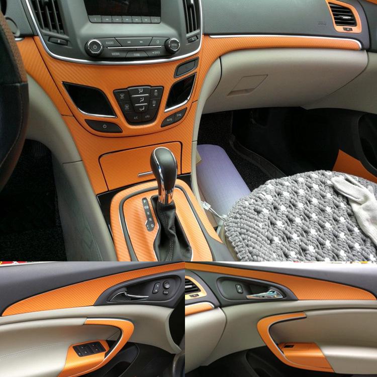Fits 14-16 Regal Models: Carbon Fiber Interior Console Shift Lever Decoration Film