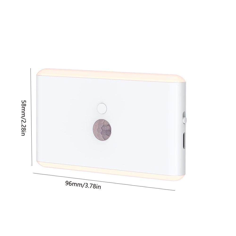 Motion Sensor LED Motion Sensor Night Light Wireless Magnetic Magnetic Wall Lamp RGB Dimmable Lighting RGB Cabinet Light
