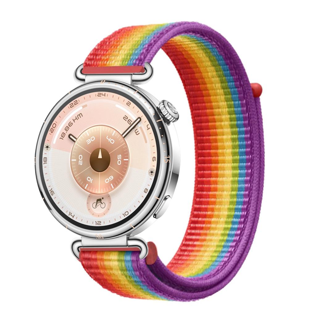 18mm Nylon Loop Strap For Huawei Watch GT6 GT5 GT4 41mm Breathable Bracelet Wristband Huawei Watch GT5 Pro 42mm Xiaomi S4 41mm