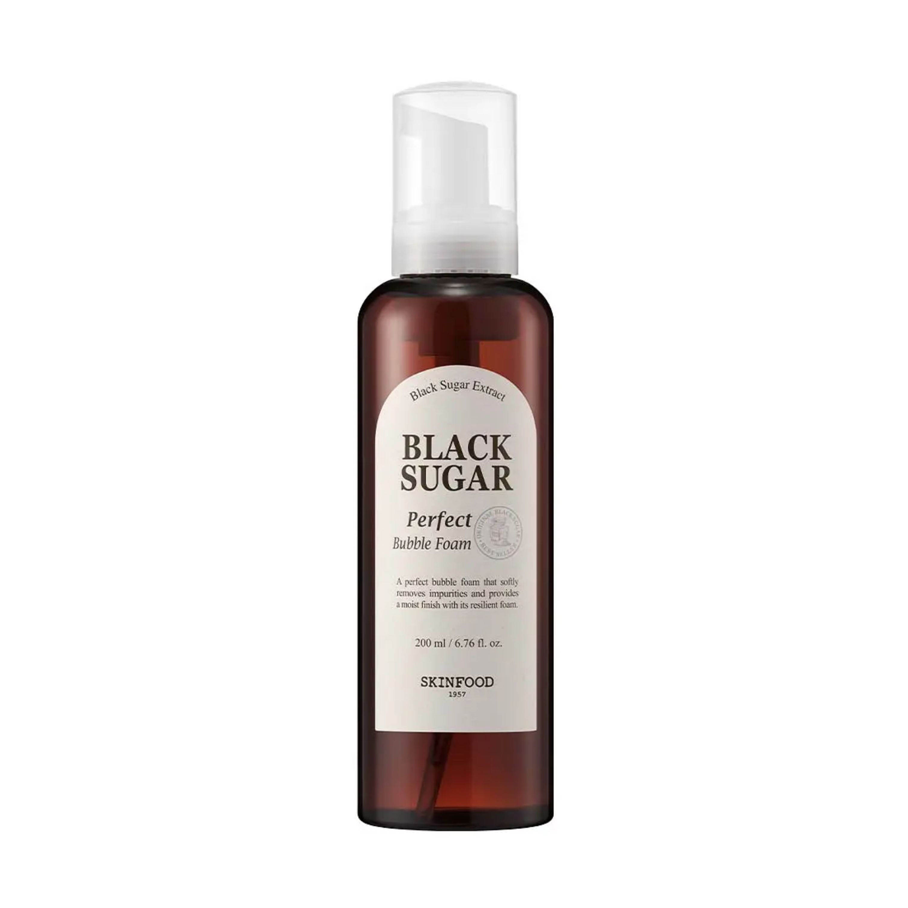 SKINFOOD Black Sugar Perfect Bubble Foam Пенка для умывания 200 мл