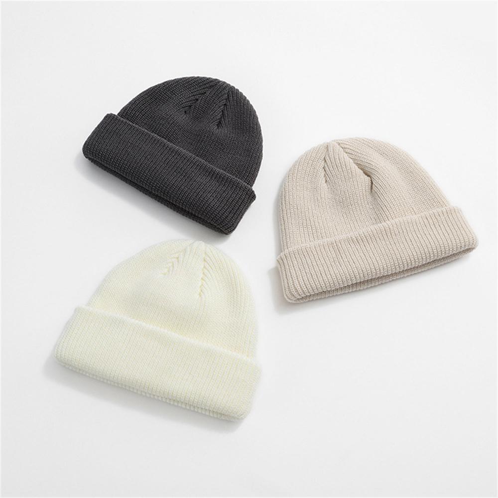 High Quality Daily Warm Beanie Hat Luxury Winter Wool Knitted Plain Beanie Hat Fashionable Daily Solid Color Outdoor Beanie Caps