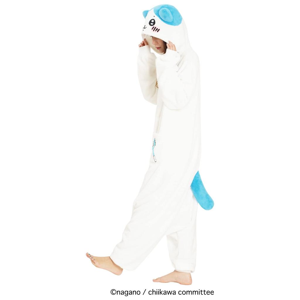 [SAZAC] SAZAC Fleece Kigurumi Chikawa Adult One Size Fits Most [Hachiware]