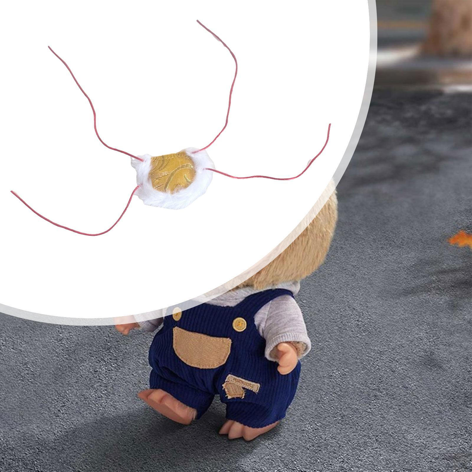 

Комплект одежды для кукол 15 см, предметы первой необходимости для творческих игр, мягкие плюшевые аксессуары для кукол жёлтый