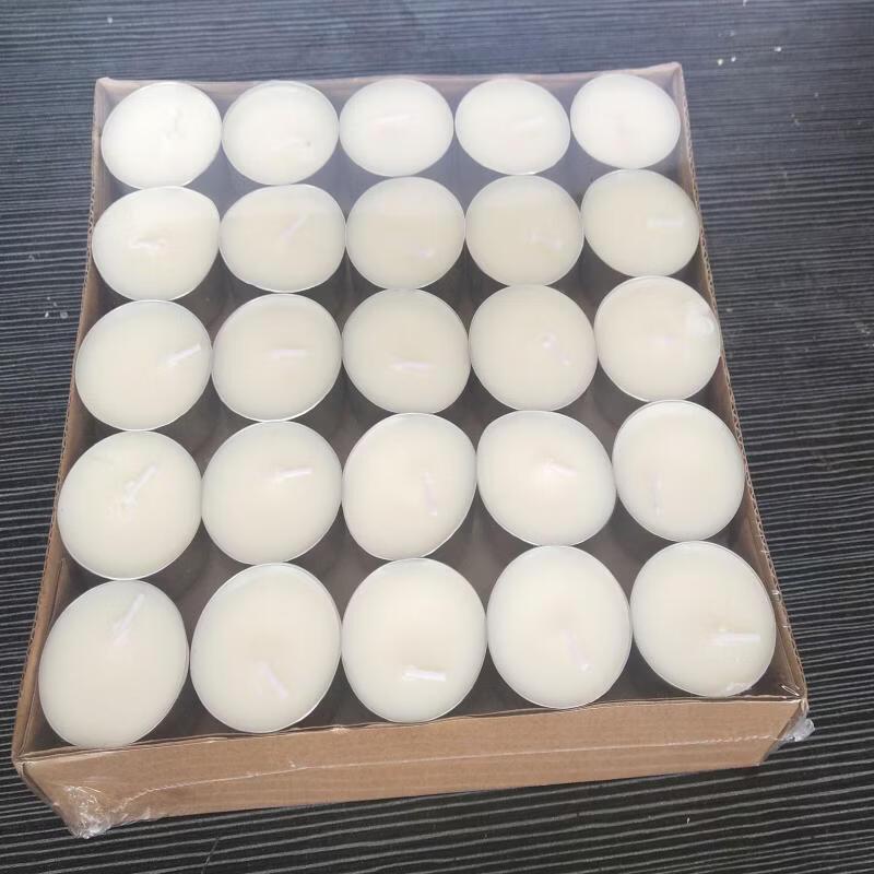 Hundun 8-Hour Yellow Aluminum Ghee Lamps, 16 Boxes