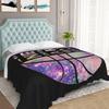 Basketball-themed graffiti Printed Blanket for Sofa Bed Travel Camping Living Room Office Conditioning Blanket