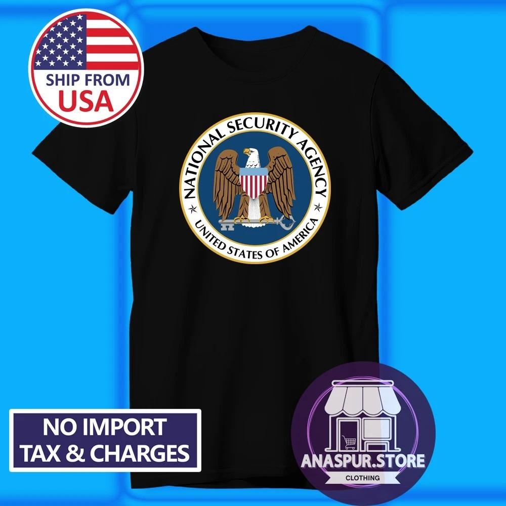

NSA National Security Agency Monitired Device Men s Black Size S-5XL XL