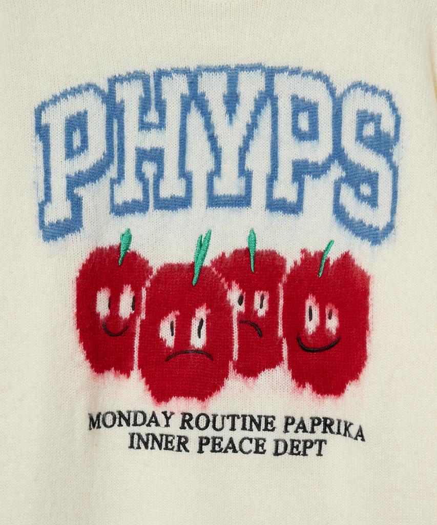 PHYSICAL DEPARTMENT Paprika Brush Knit_Ivory