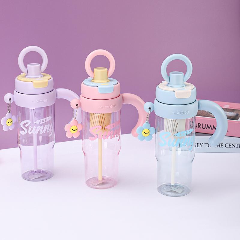 2-Way Drinking Ring Handle Ice Tumbler Leakproof Insulated Cup For Home Outdoor Travel