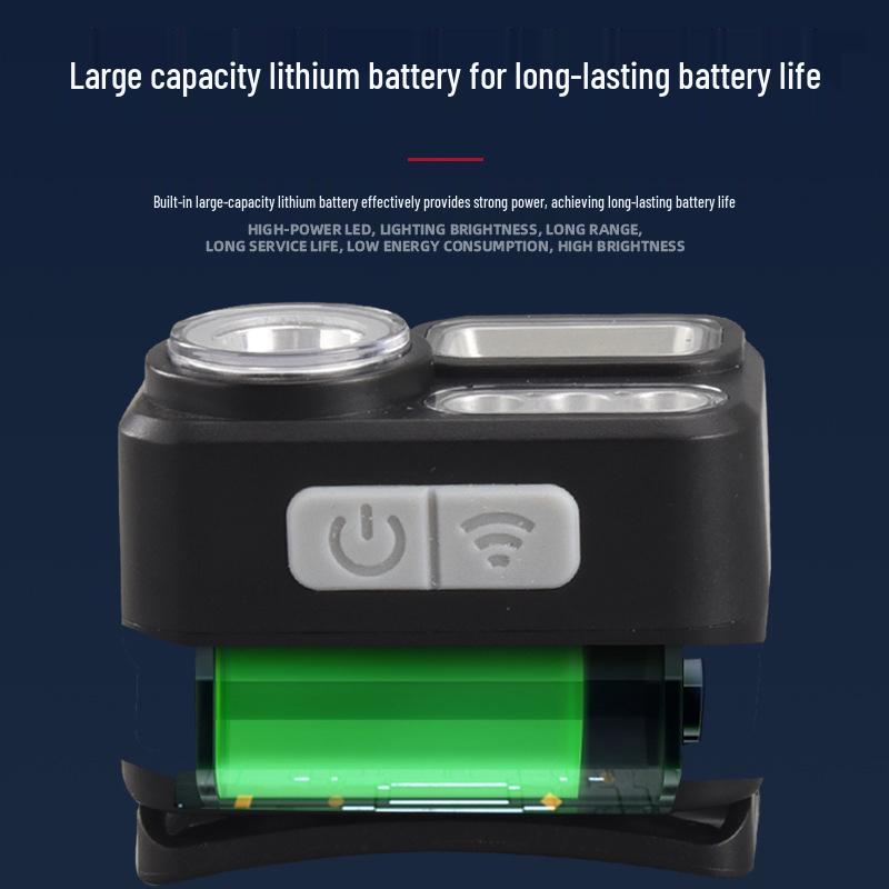 Quad-Color Outdoor Headlamp with Long Battery Life for Fishing and Running