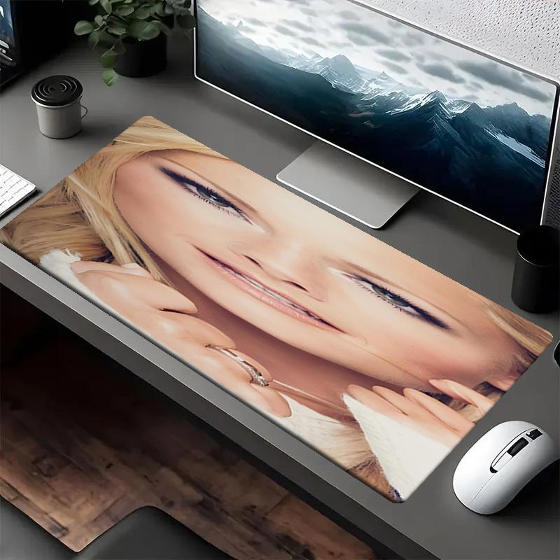 Helene Fischer Theme Mouse Pad, Non Slip Rubber Base, Multifunctional Office & Home Decor, Perfect for Workspace Personalization.