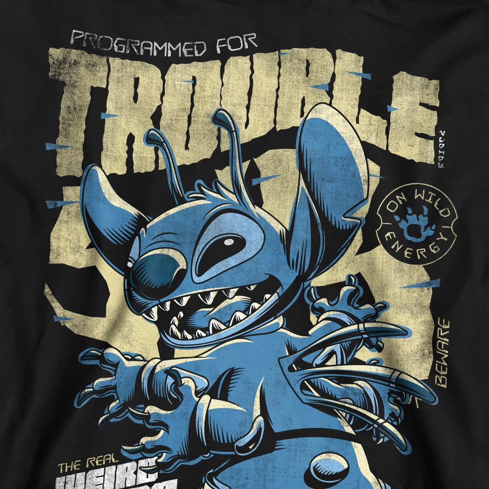 Lilo & Stitch Unisex Adult Trouble Comic Sweatshirt