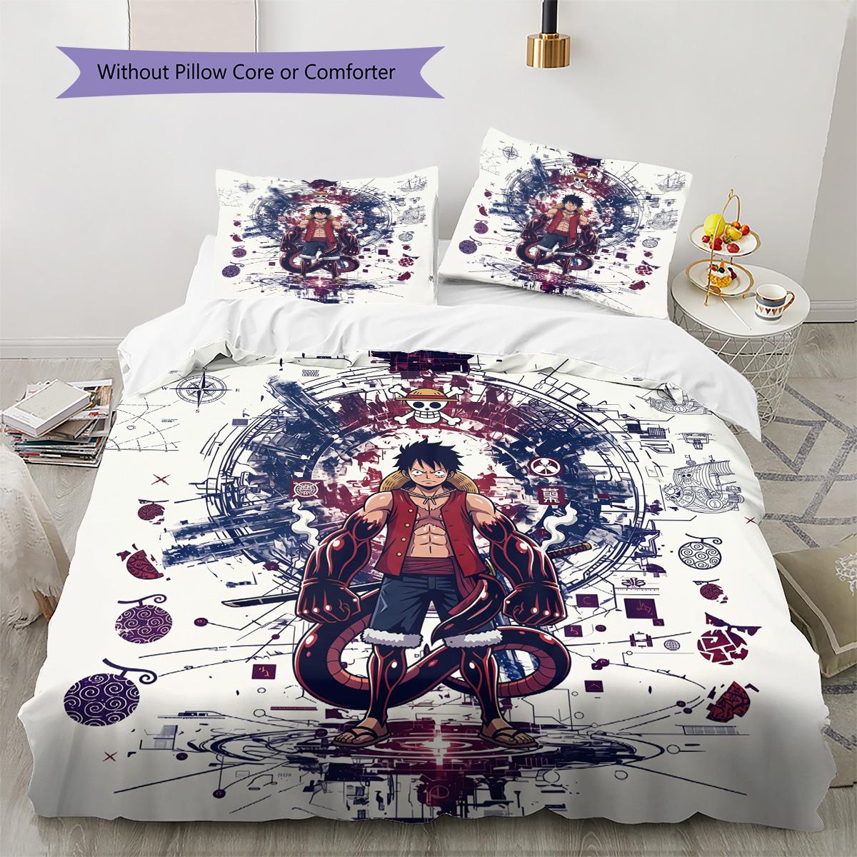 

One Piece Pillowcase & Duvet Cover Set for Home Decor Birthday Gift (1 * duvet cover + 2 * pillowcase, without core) 135x200cm